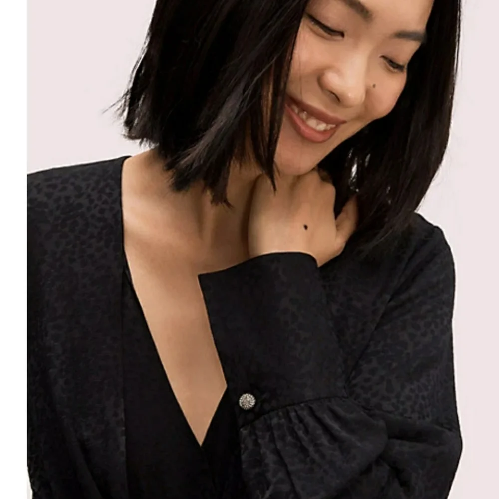 Kate Spade tie front jumpsuit - Picture 5 of 7